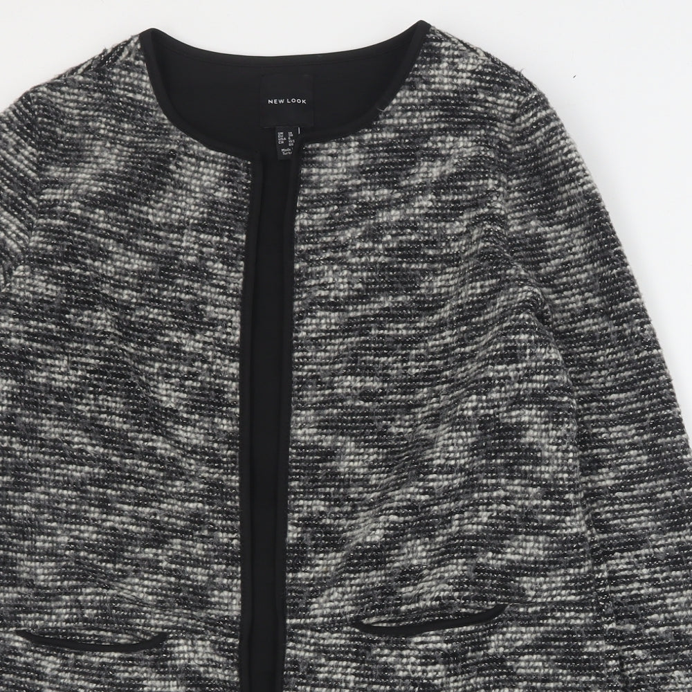 Womens UK Size 10 New Look Grey Jacket