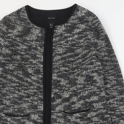 Womens UK Size 10 New Look Grey Jacket