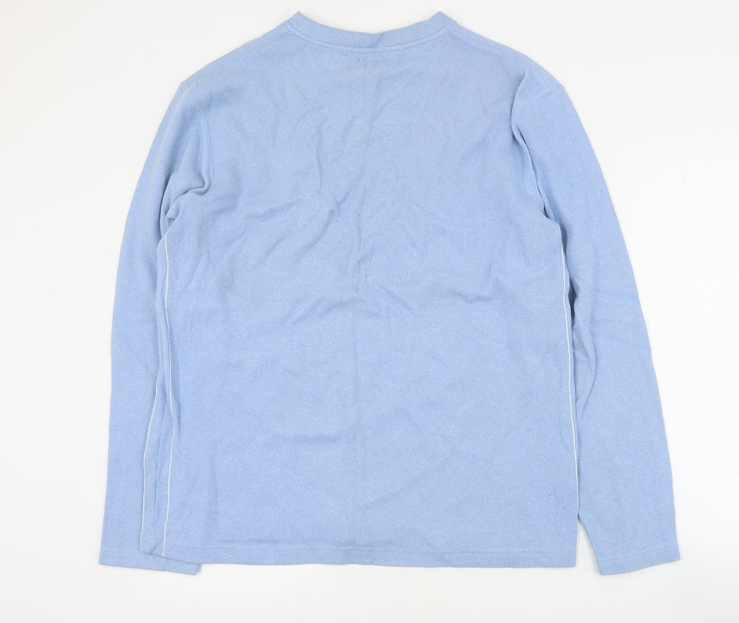 Matalan Mens Blue Round Neck  Cotton Pullover Jumper Size L