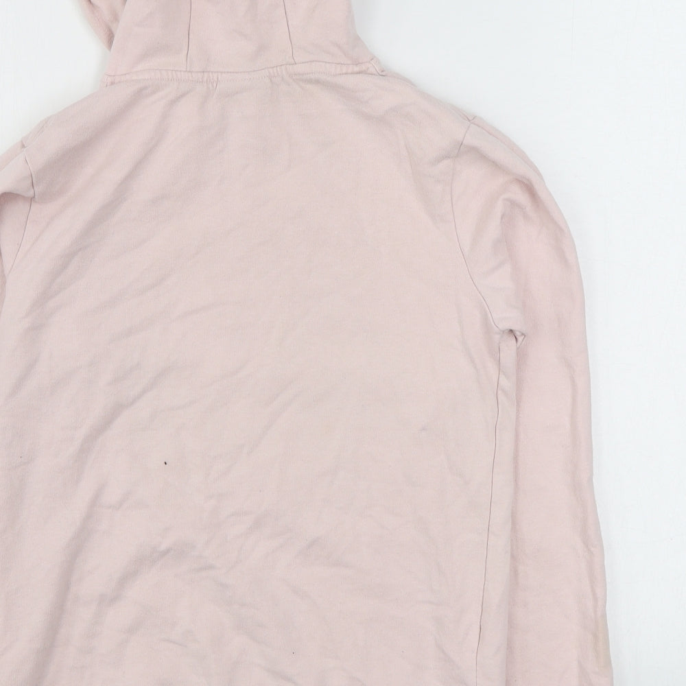 Matalan Girls Pink  Cotton Pullover Hoodie Size 13 Years  Pullover