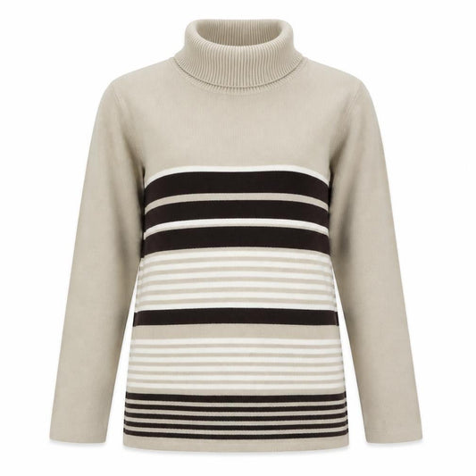 Womens UK Size S Pure & Natural Beige Pullover Jumper