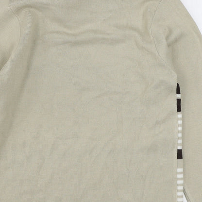 Womens UK Size S Pure & Natural Beige Pullover Jumper