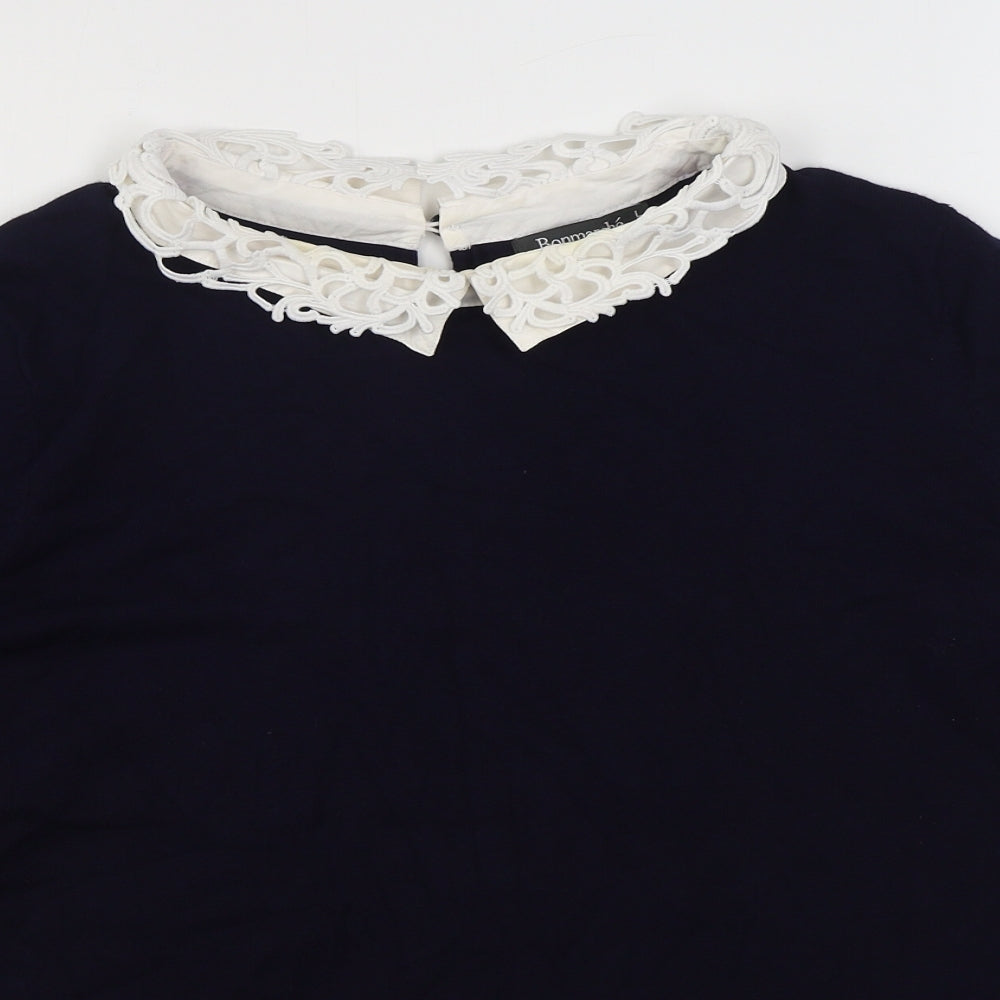 Womens UK Size L Bonmarché Blue Pullover Jumper