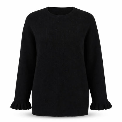 Womens UK Size 14 Red Herring Black Pullover Jumper