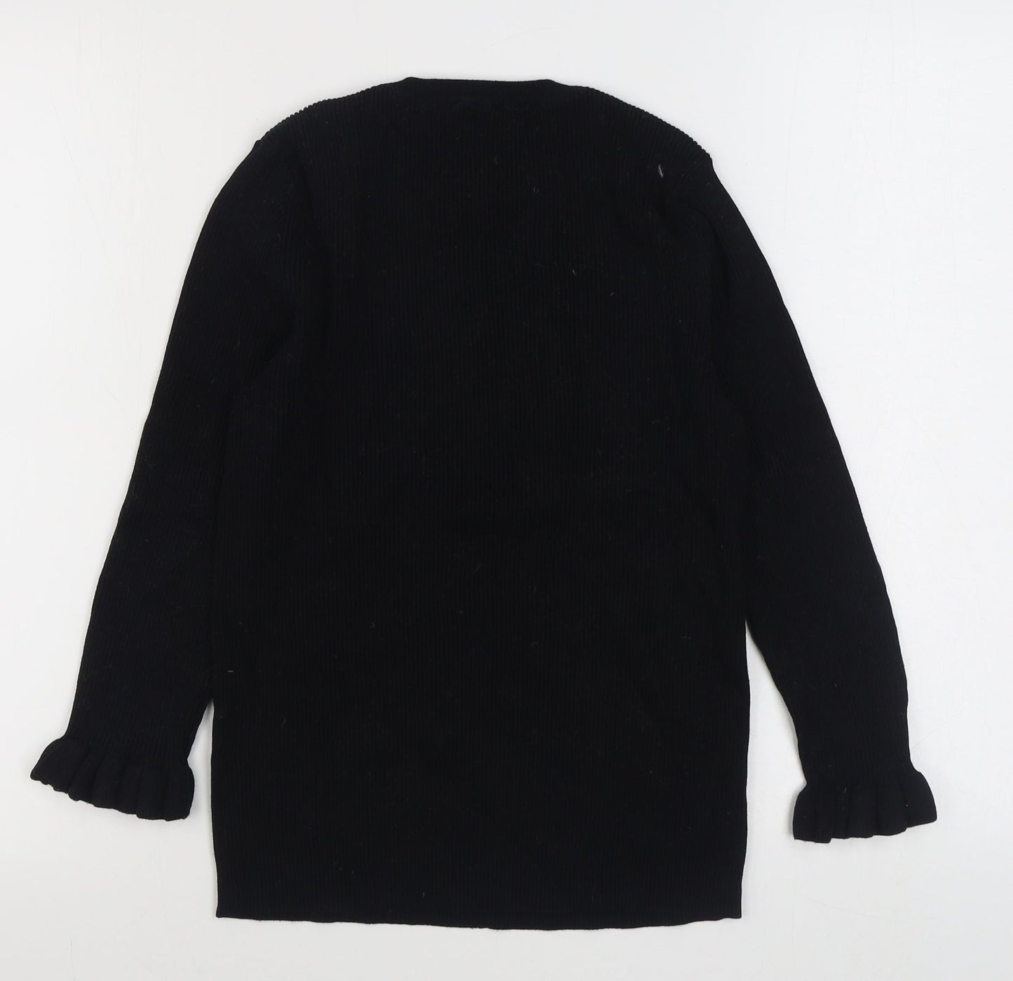 Womens UK Size 14 Red Herring Black Pullover Jumper