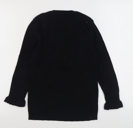 Womens UK Size 14 Red Herring Black Pullover Jumper