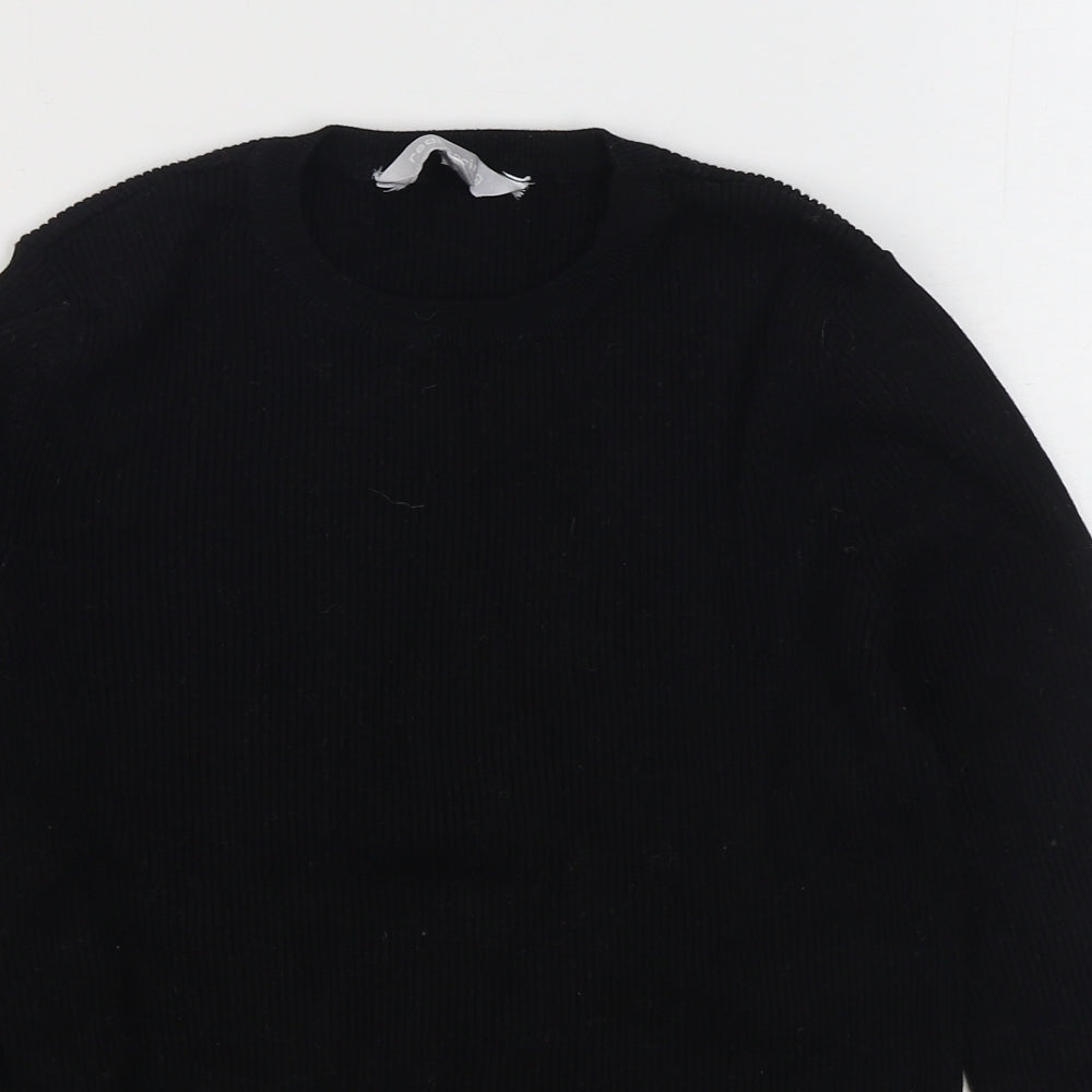 Womens UK Size 14 Red Herring Black Pullover Jumper