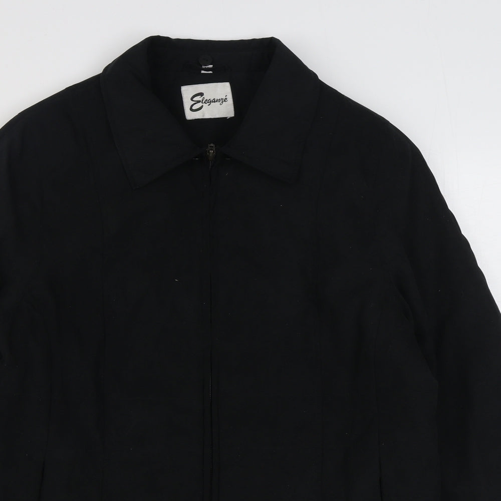 Womens UK Size 12 Elegance Black Jacket