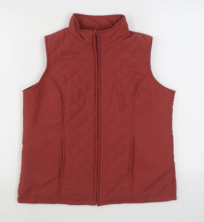 Womens UK Size S EWM Pink Gilet