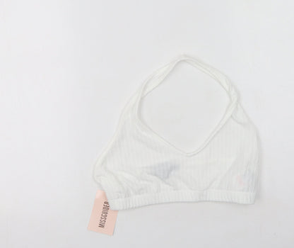 Womens UK Size 12 Missguided White Camisole Tank