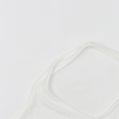 Womens UK Size 12 Missguided White Camisole Tank