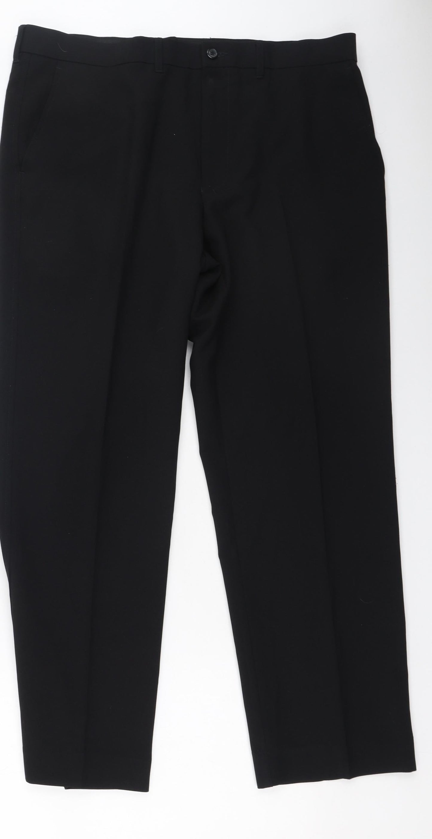 Womens UK Size 36 Marks and Spencer Regular Fit  Black Trousers