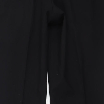 Womens UK Size 36 Marks and Spencer Regular Fit  Black Trousers