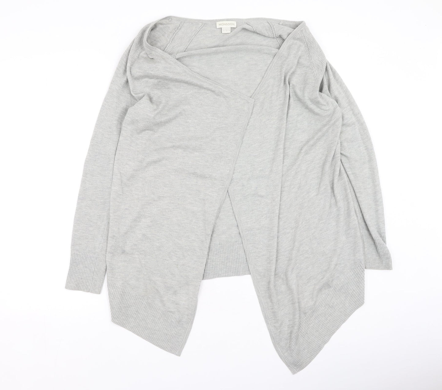 Womens UK Size 12 Monsoon Grey Cardigan Jumper