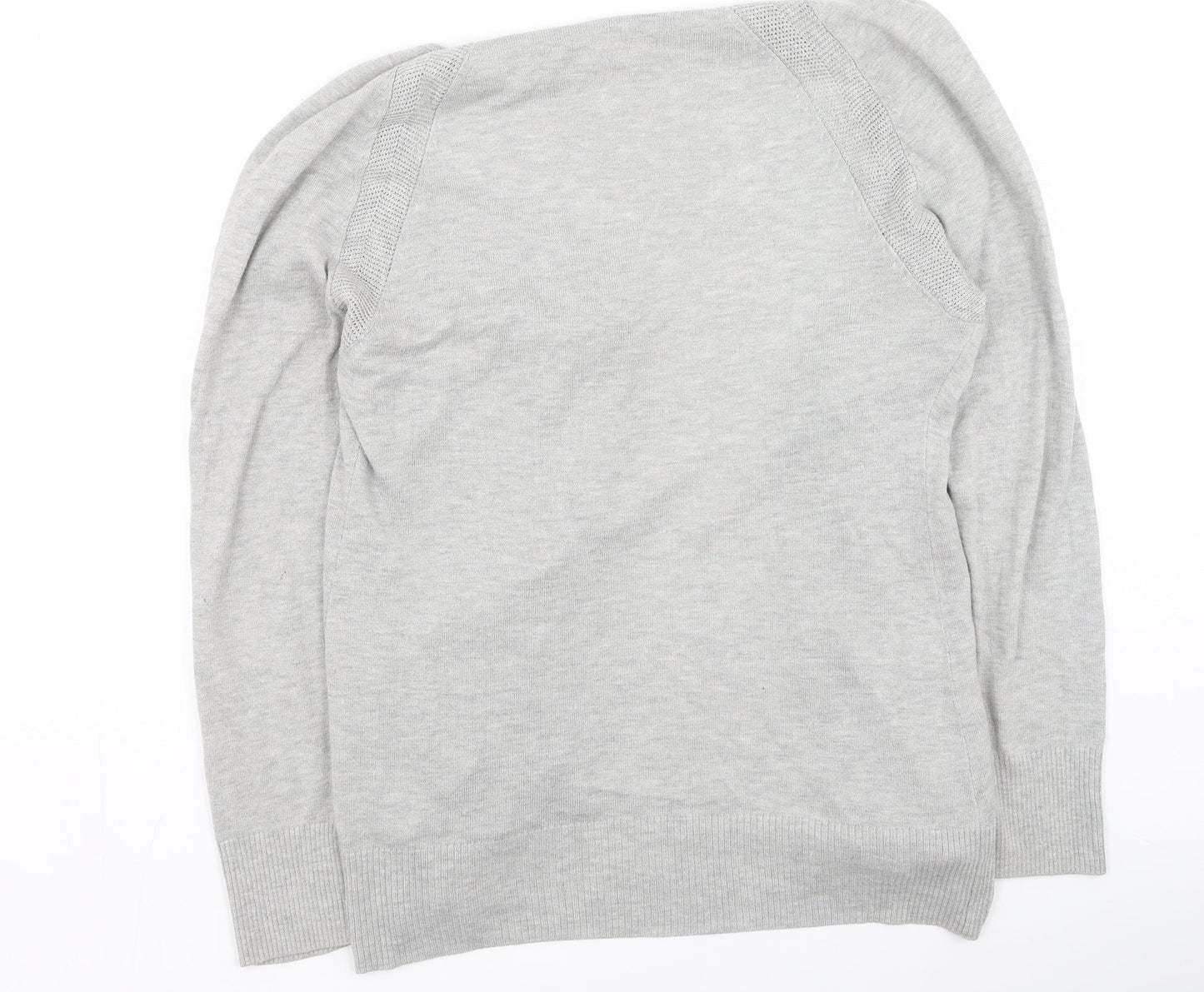 Womens UK Size 12 Monsoon Grey Cardigan Jumper