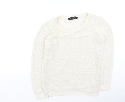 Womens UK Size 12 Dorothy Perkins Ivory Pullover Jumper