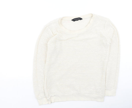 Womens UK Size 12 Dorothy Perkins Ivory Pullover Jumper