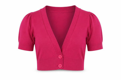 Womens UK Size 8 F&F Pink Cardigan Jumper