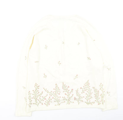 Womens UK Size 14 Berkertex Ivory Pullover Jumper