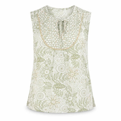 Womens UK Size 14 River Island Green Basic Tank