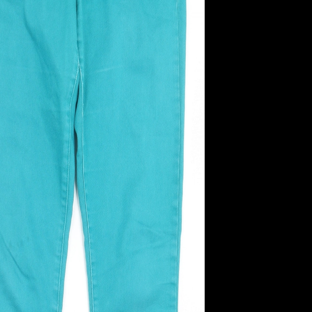 Gap Womens Blue  Cotton Skinny Jeans Size 30 in L32 in Regular Button