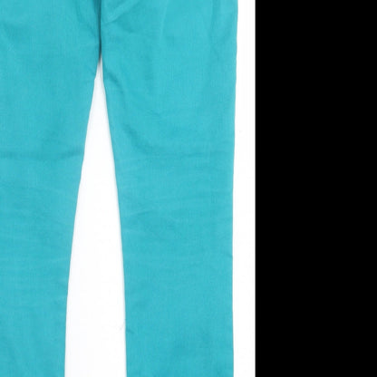 Gap Womens Blue  Cotton Skinny Jeans Size 30 in L32 in Regular Button