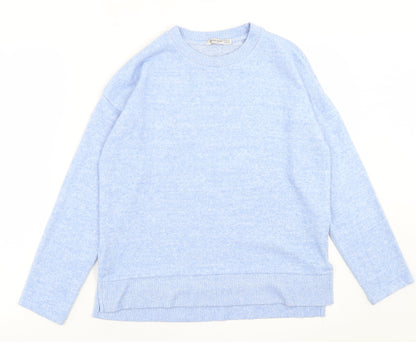 Womens UK Size XS Stradivarius Blue Pullover Jumper