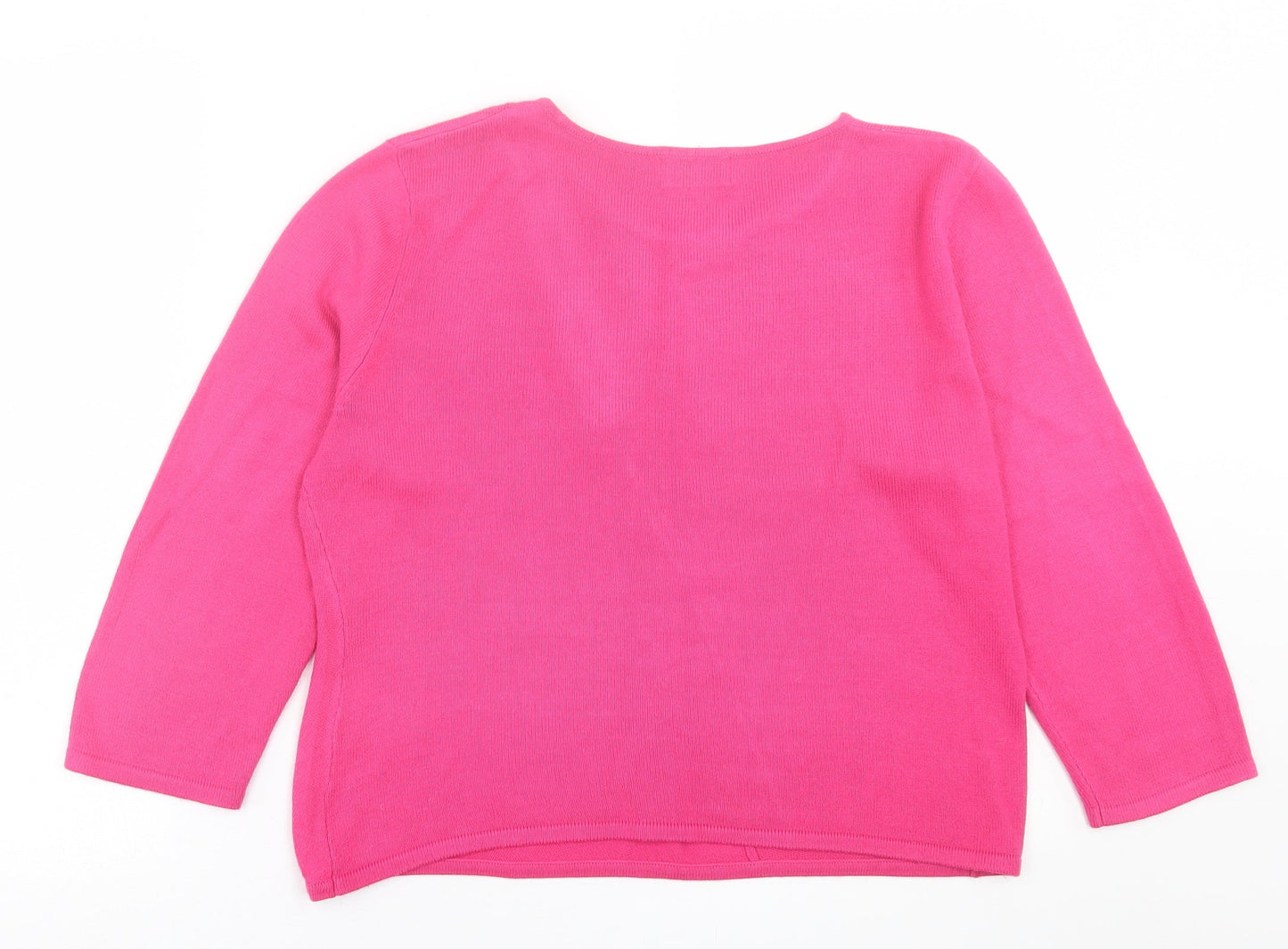 Womens UK Size 14 Topshop Pink Pullover Jumper