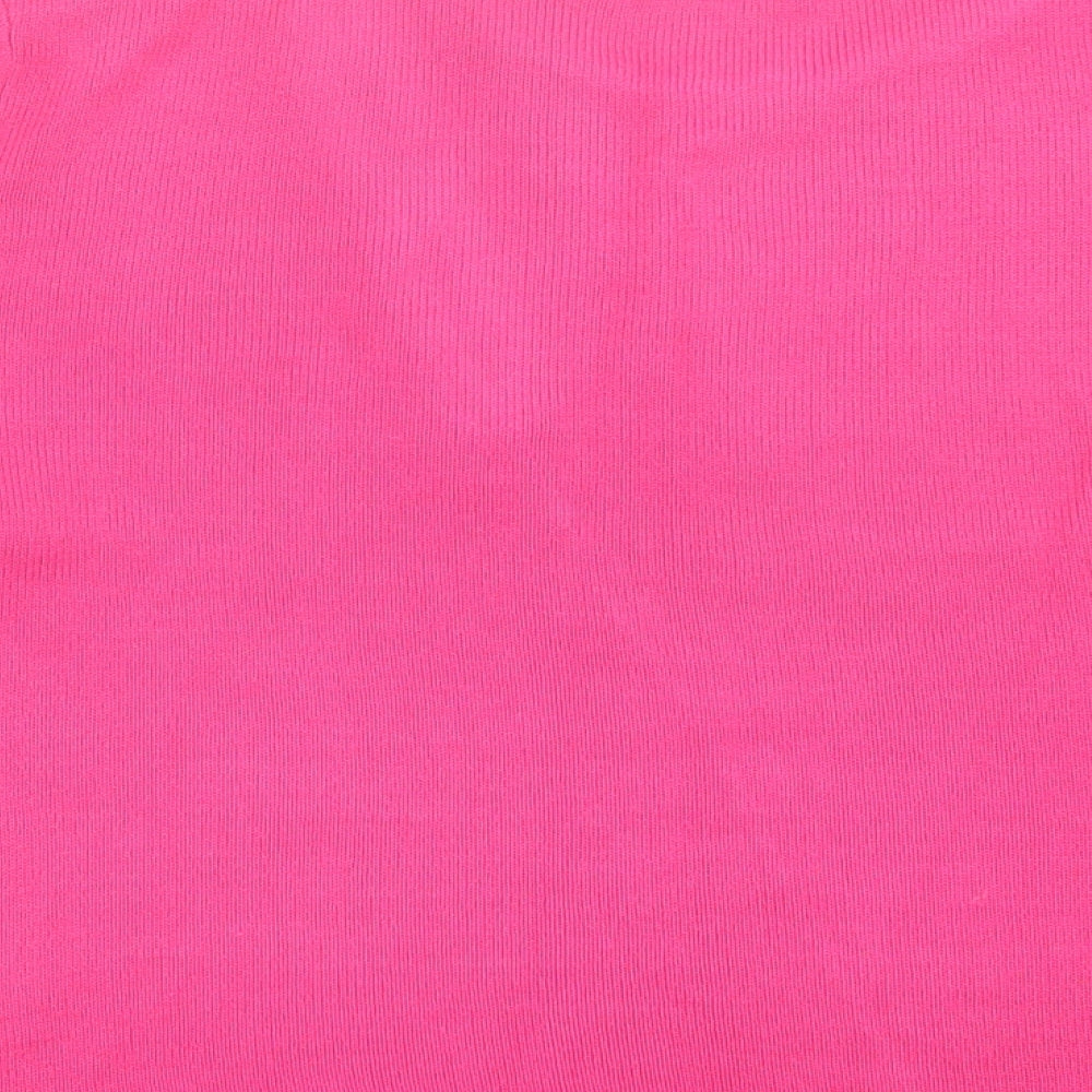 Womens UK Size 14 Topshop Pink Pullover Jumper