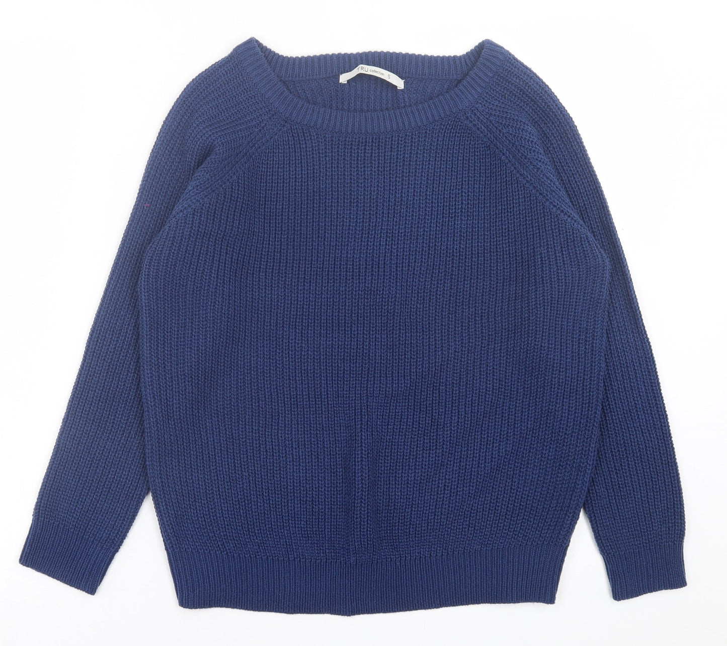 Womens UK Size S TRU Blue Pullover Jumper