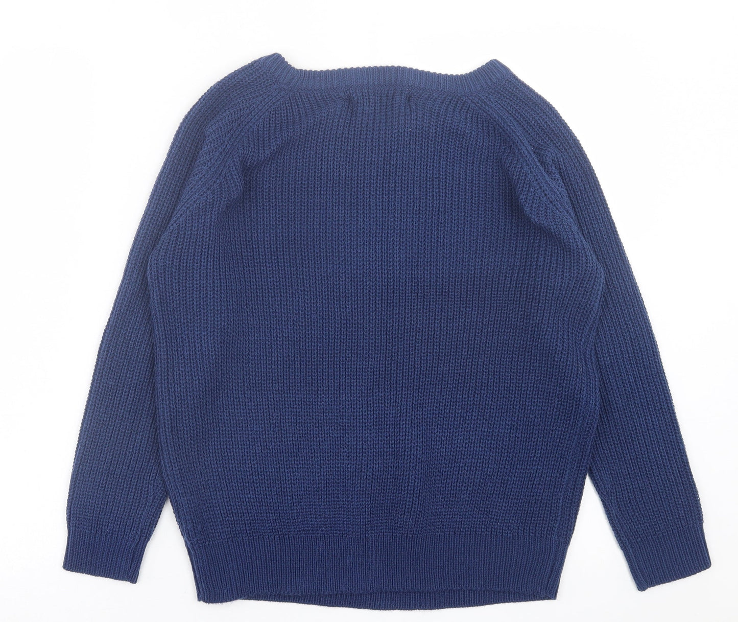 Womens UK Size S TRU Blue Pullover Jumper