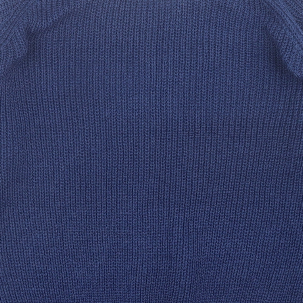 Womens UK Size S TRU Blue Pullover Jumper