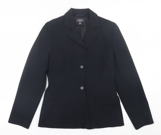 Mexx Womens Blue  Polyester Jacket Suit Jacket Size 10