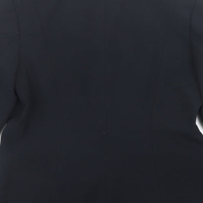 Mexx Womens Blue  Polyester Jacket Suit Jacket Size 10