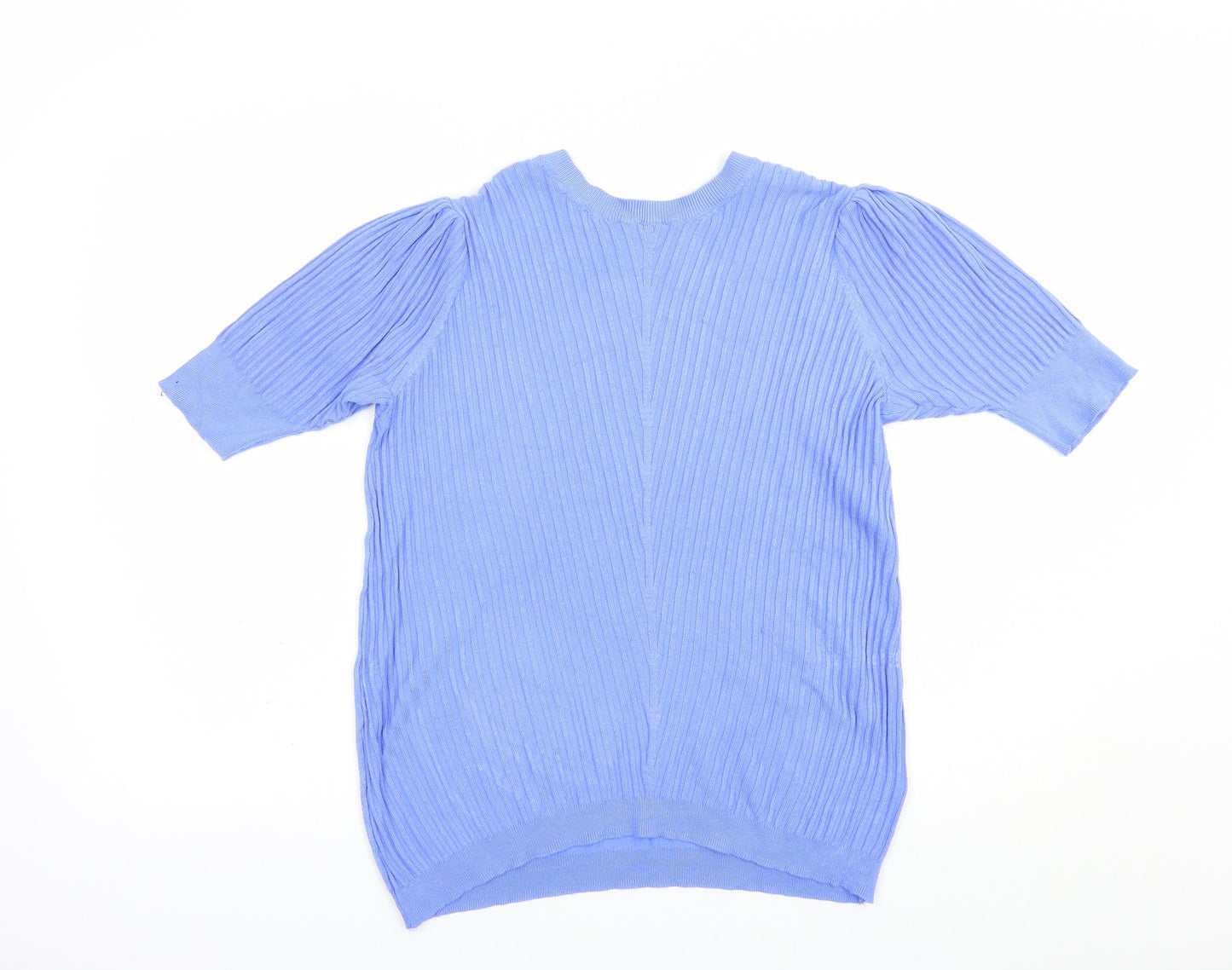 Womens UK Size 14 Marks and Spencer Blue Pullover Jumper