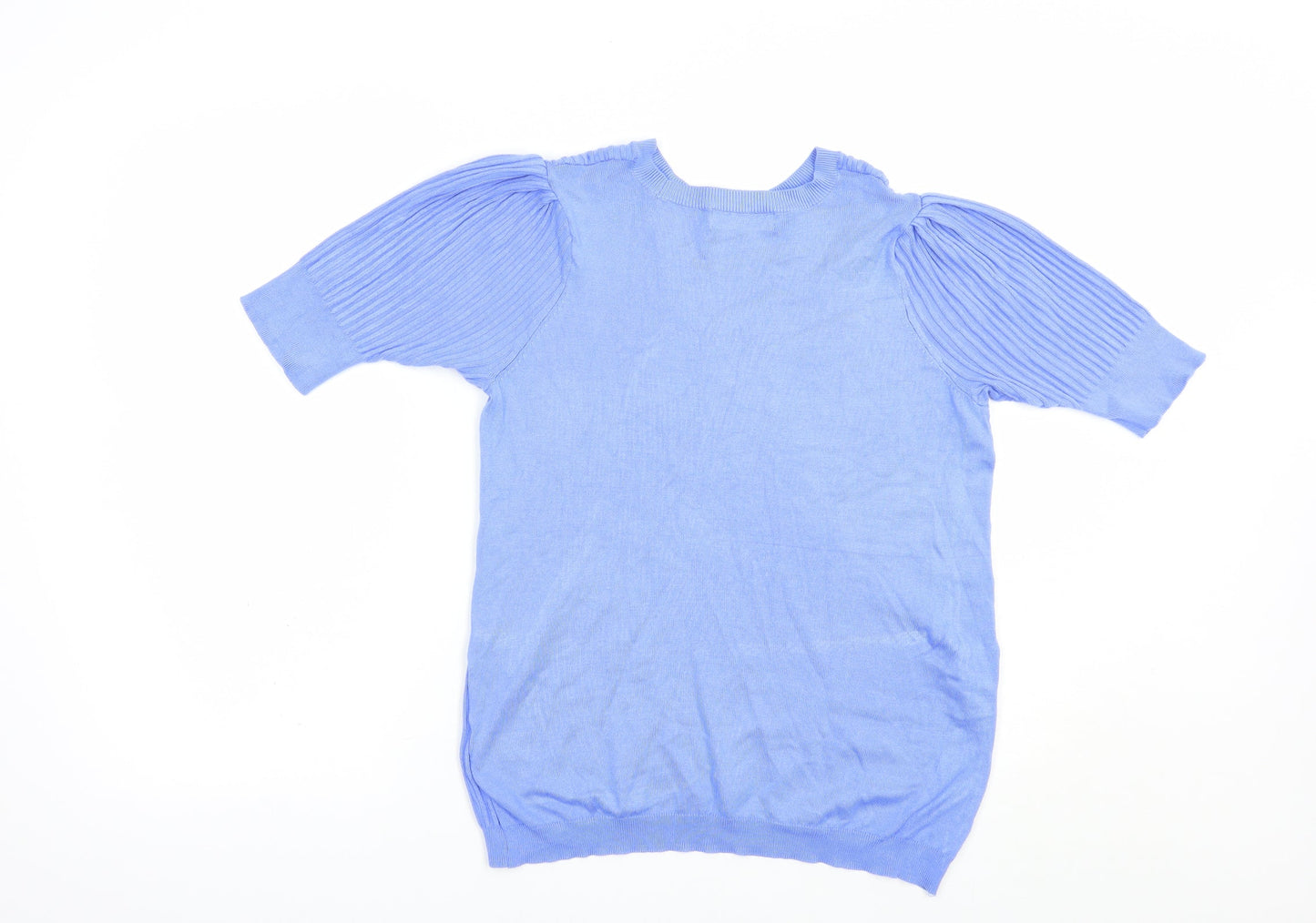 Womens UK Size 14 Marks and Spencer Blue Pullover Jumper