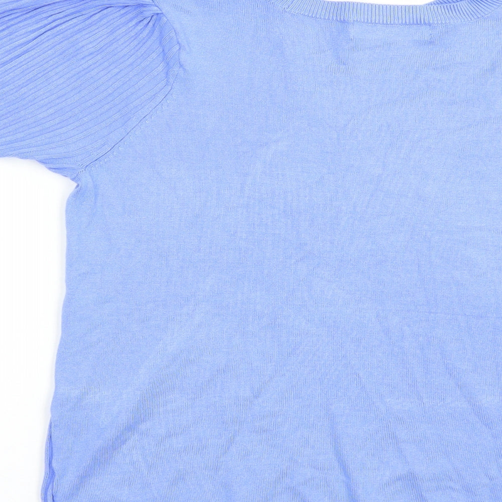 Womens UK Size 14 Marks and Spencer Blue Pullover Jumper