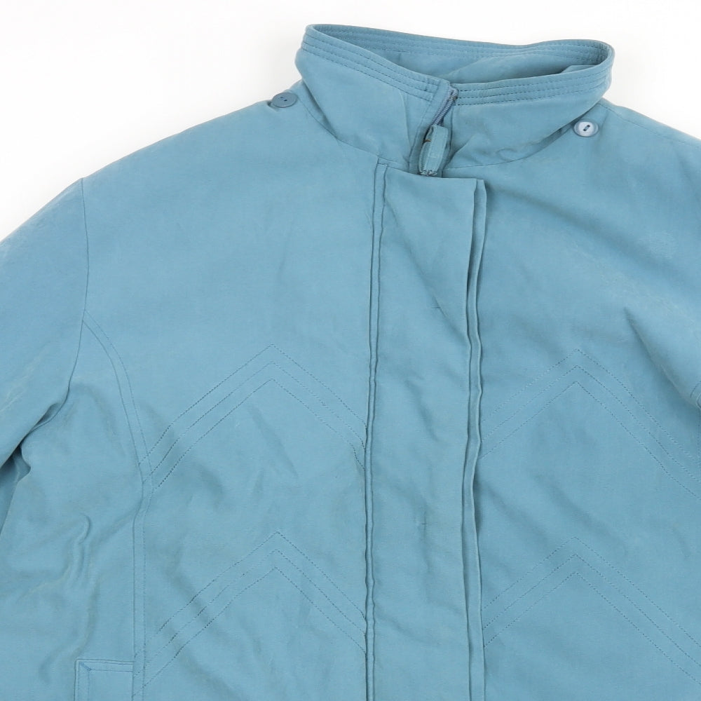 Klass Womens Green   Parka Coat Size L  Zip