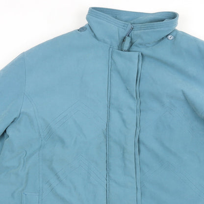 Klass Womens Green   Parka Coat Size L  Zip