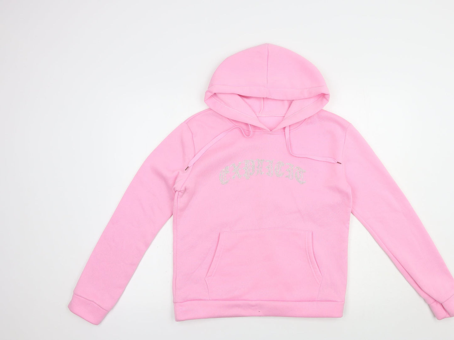 SheIn Womens Pink  Polyester Pullover Hoodie Size M  Pullover