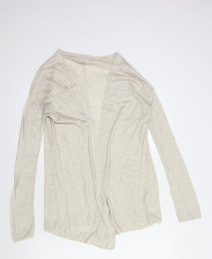 Womens UK Size XS H&M Beige Cardigan Jumper