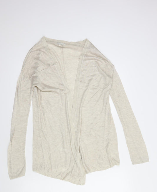 Womens UK Size XS H&M Beige Cardigan Jumper