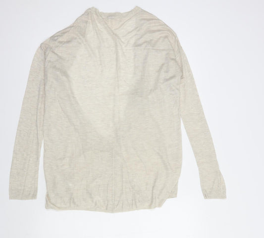 Womens UK Size XS H&M Beige Cardigan Jumper
