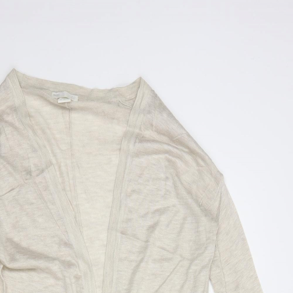 Womens UK Size XS H&M Beige Cardigan Jumper