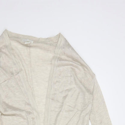 Womens UK Size XS H&M Beige Cardigan Jumper