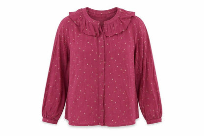 Womens UK Size 14 NEXT Pink Basic Button-Up
