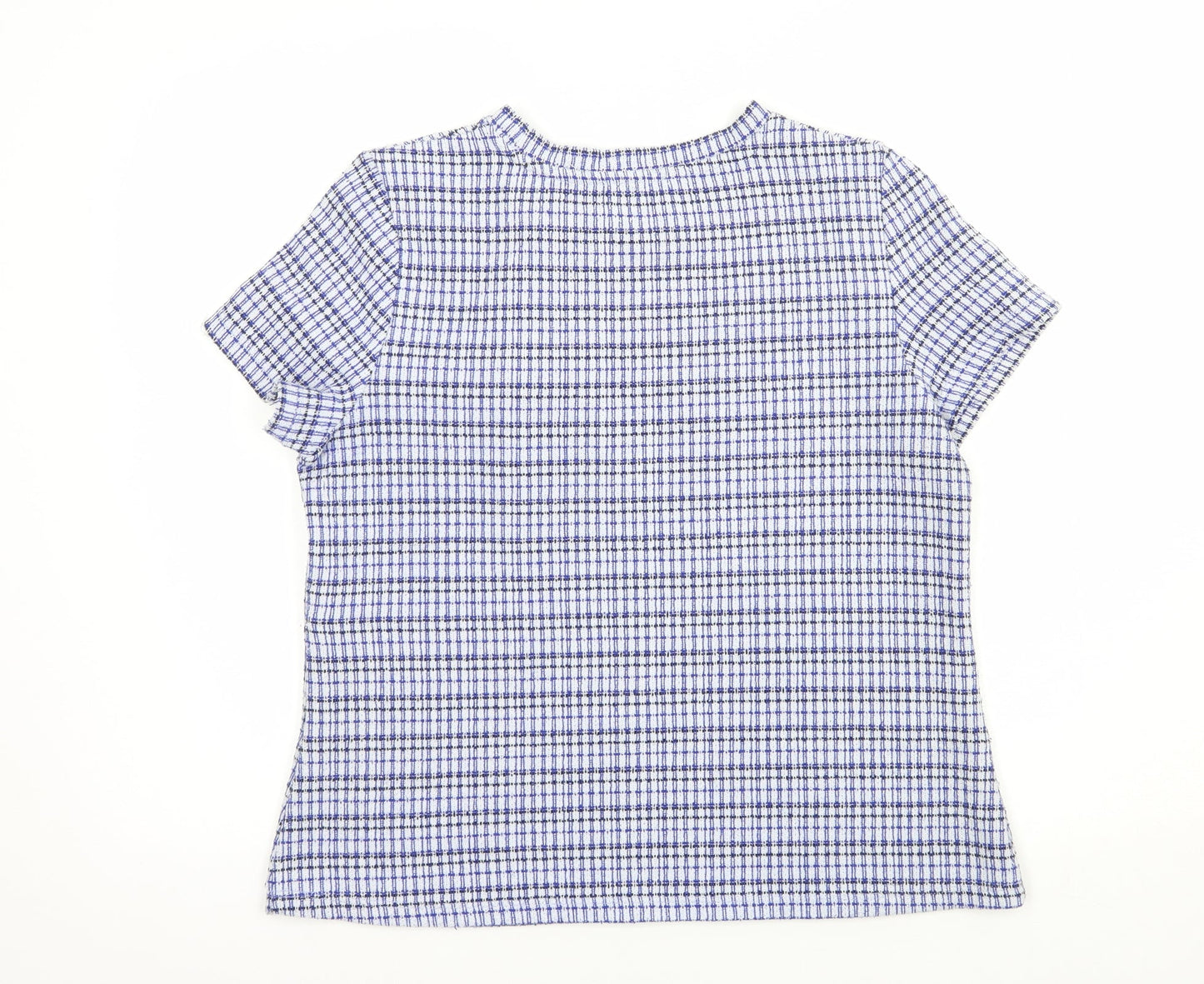 Womens UK Size M Savida Blue Basic Blouse
