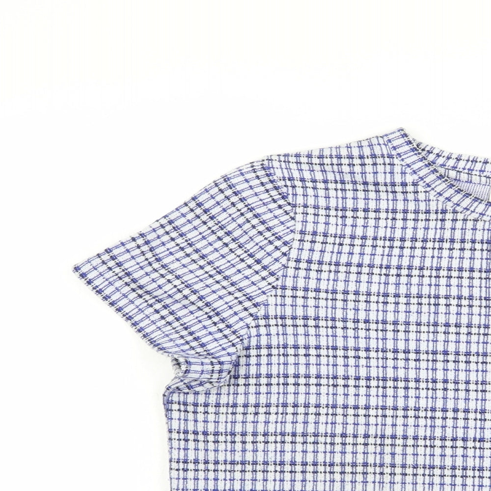 Womens UK Size M Savida Blue Basic Blouse