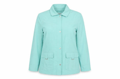 Womens UK Size 16 EWM Green Pea Coat