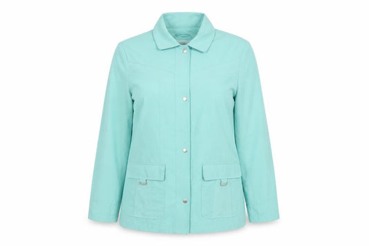 Womens UK Size 16 EWM Green Pea Coat